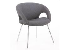 Pensacola Sedia attesa imbottita con braccioli grigio - W980G - D01505