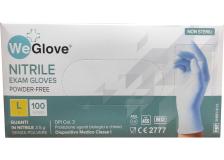 Guanti in Nitrile Taglia L colore Azzurro WeGlove (Conf. 100)