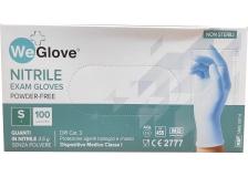 Guanti in Nitrile Taglia S colore Azzurro WeGlove (Conf. 100)