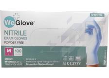 Guanti in Nitrile Taglia M colore Azzurro WeGlove (Conf. 100)
