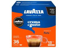 Capsule caffè Lavazza gusto Crema e Gusto Forte in alluminio compatibile Lavazza a modo mio (Conf. 36)