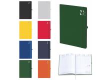 Agenda settimanale con elastico personalizzabile a secco 17x24 cm copertina flessibile