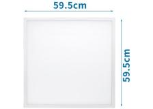 Pannello luminoso LED  40w 6500k (dimensioni: 595*595*9mm) telaio bianco latte - 100300QNY - O01077