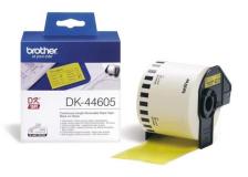 Rotolo etichette Brother DK44605 nero-giallo - U00849