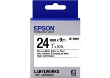 Nastro Epson LK-6WBN (C53S656006) nero-bianco - U01031