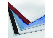 100 cartelline termiche 3mm blu business line leather - Z01561
