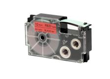 Nastro casio 12mm x 8mt nero su rosso - Z02077