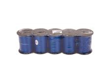 Rocca nastro splendene 10mmx250mt blu 14 bolis - Z04128