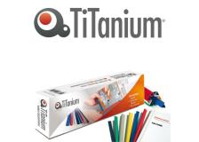 50 dorsi rilegafogli 4mm blu titanium - Z05007