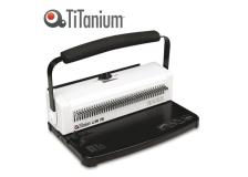 Rilegatrice manuale uw15 dorso metallico 34 anelli 3:1 titanium - Z05676