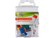 Scatola 40 spilli a bandierina assortiti art.270 - Z11404