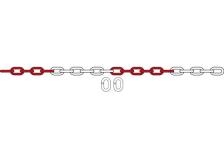 Kit catena 5mt + 2 agganci per colonnina di sicurezza - Z11612