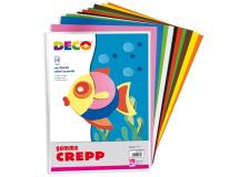 Gomma crepp conf. da 10 fogli 20x30cm in colori assortiti cwr - Z11983