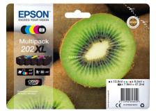Cartuccia Epson 202XL (C13T02G74010) n-c-m-g -nero foto - Z14178